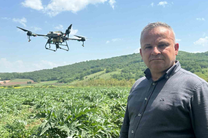Kestel Belediyesinden çiftçiye drone desteği