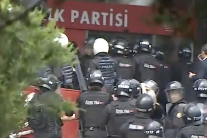 CHP Genel Merkezine polis müdahalesi başladı!