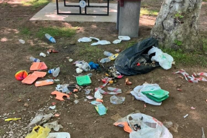 Utanç tablosu! Bursa’da mesire alanı bir günde çöplüğe döndü