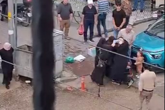 Bursa’da dilencilerin ’yer kavgası’ kamerada