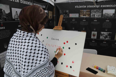 BTÜ’de Filistin’e Destek Nöbeti Başladı