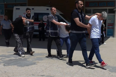 Çocuk parkında dehşeti yaşatanlar adliyeye sevk edildi