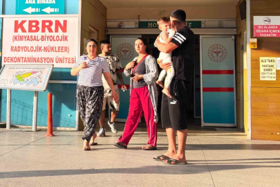 Mangal ateşine düşen çocuk yaralandı