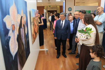 BUÜ’de Mezuniyet Sergisi Açıldı