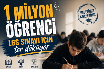 1 Milyon öğrenci sınavda!