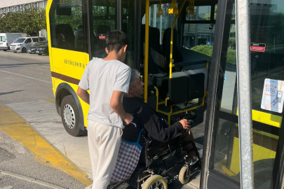 Büyükşehir, özel gereksinimli öğrenciyi sınava ulaştırdı