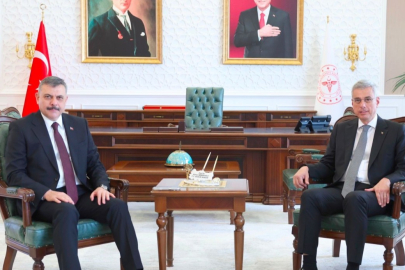 İçişleri Bakanı Çiftçi, Sağlık Bakanı Memişoğlu ile bir araya geldi