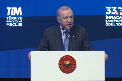 Cumhurbaşkanı Erdoğan: "1 yılda yaptığımız ihracatı artık 1 haftada yapıyoruz"