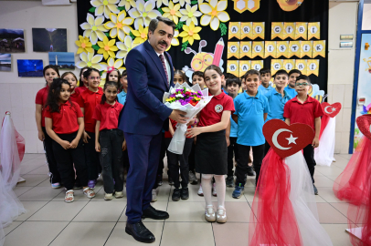 Oktay Yılmaz miniklerin heyecanına ortak oldu!