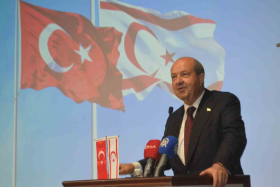 KKTC Eski Cumhurbaşkanı Tatar: "Ana vatan, yavru vatan, mavi vatan ve gök vatan anlayışıyla geleceğe güçlü adımlarla yürüyoruz"