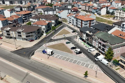 İnegöl'de 11 sokakta asfalt ve tretuvar çalışması tamamlandı