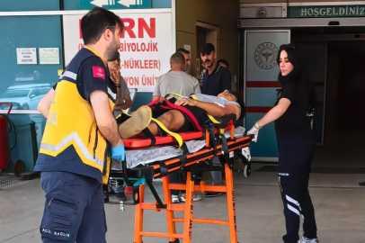 Otomobil ile çarpışan bisiklet sürücüsü hastaneye kaldırıldı