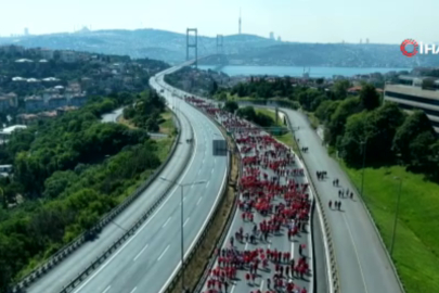 Yürüyüş başladı