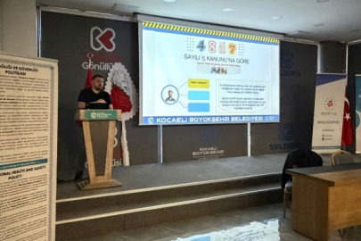 Kocaeli'de 6 ayda 5 bin 948 personel ve stajyere eğitim