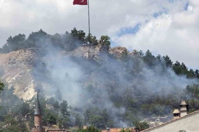 Kütahya'nın simgesinde yangın