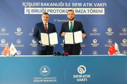 İçişleri Bakanlığı ile Sıfır Atık Vakfı arasında işbirliği