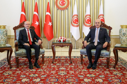 TBMM Başkanı Kurtulmuş ve Kılıçdaroğlu bir araya geldi