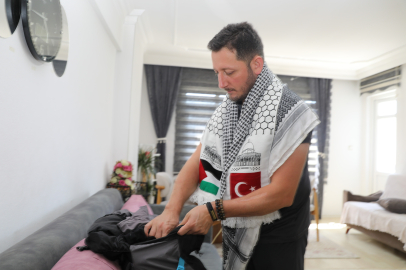 Helallik alıp gazze'ye yola çıktı