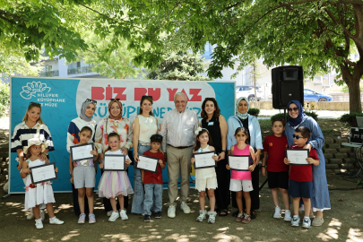 Nilüferli çocuklar okula kütüphanelerde hazırlandı
