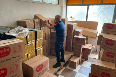 Zabıta ekipleri 768 kilogram poşet son kullanım tarihi geçen çaya el koydu