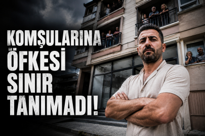 Komşularıyla kavga etti, çözümü şaşkına çevirdi.