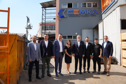 BTSO Başkanı Burkay ve MÜSİAD Bursa'dan CEMKA'ya ziyaret