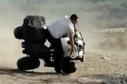ATV kontrolden çıktı