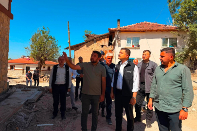 Kaymakam Titiz yangın bölgesinde