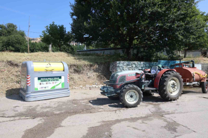 Osmangazi’de zirai atıklar artık doğaya değil geri dönüşüme gidiyor
