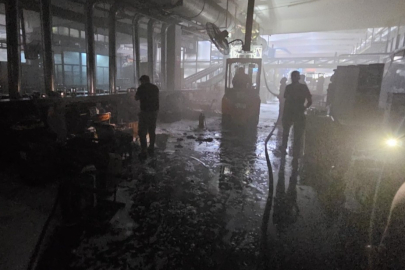 Kahramanmaraş’ta fabrika yangını
