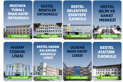 Kestel Belediyesi'nin okullarda bakım mesaisi