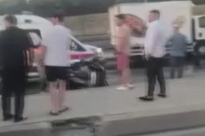 Küçükçekmece’de feci kaza