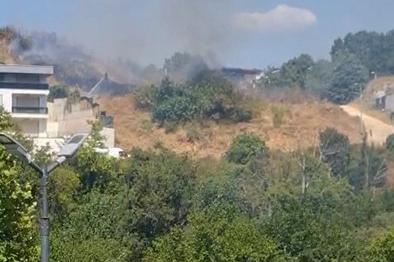 Otluk alanda çıkan yangın hızlı müdahale ile söndürüldü