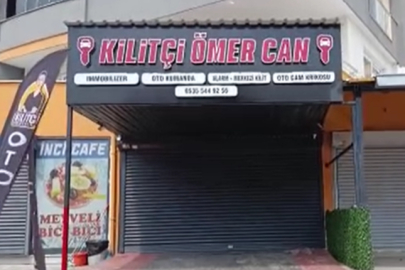 Oto kilitçi dükkanında esrarengiz olay