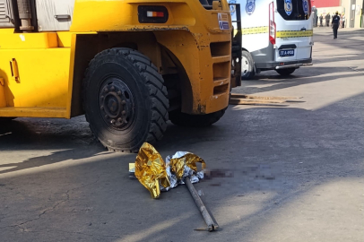 Forkliftin çarptığı adam hayatını kaybetti
