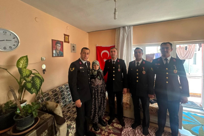 Şehit ailesine vefa ziyareti