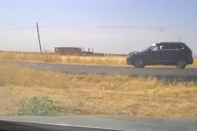 Haber takibi yapan İHA muhabirini taciz edip kazaya sürüklediler