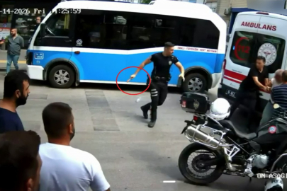 Polis bıçağı elinden aldı, faciayı önledi