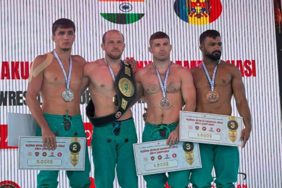 Büyükşehir Belediyesporlu Fazlı Eryılmaz dünya şampiyonu