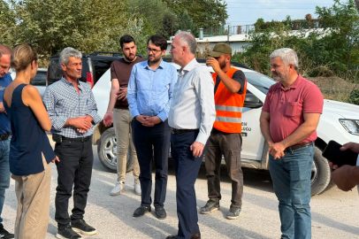 İnegöl'de BUSKİ'nin altyapı çalışmaları devam ediyor