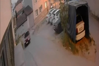 Çocukların oynadığı sokağa drift atarak girdi, hızla uzaklaştı