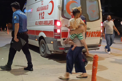 Tüfekten çıkan saçma baba ve 4 yaşındaki oğluna isabet etti