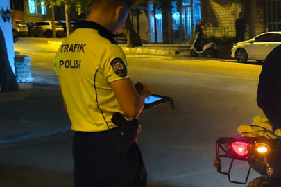 Motosikletli denetimden kaçamadı: 320 bin TL ceza kesildi