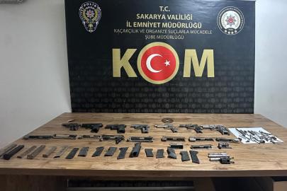 Sakarya'da silah imalathanesine döndürülen eve operasyon: 1 gözaltı
