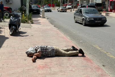 Alkollü şahıs ekiplere "Ben mevtayım" diyerek direndi