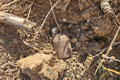 Bursa'da kurtuluş savaşından kalma el bombaları bulundu
