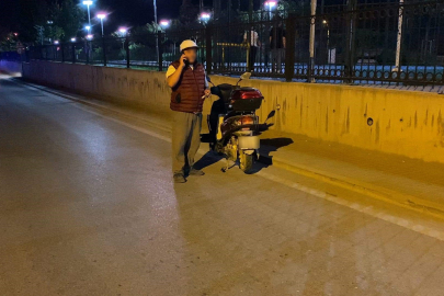 Elektrikli motosikletiyle alkollü yakalandı, 52 bin lira ceza yedi