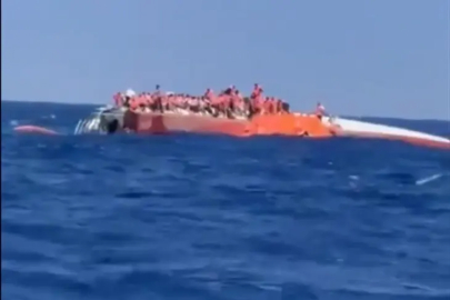 Girne açıklarında yolcu gemisi alabora oldu!
