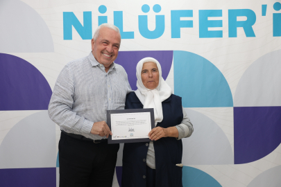 Nilüfer Belediyesi kursiyerleri sertifikalarını aldı