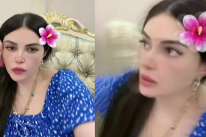 64 yıl 6 ay hapis cezası bulunan kadın canlı yayın yaparken yakalandı